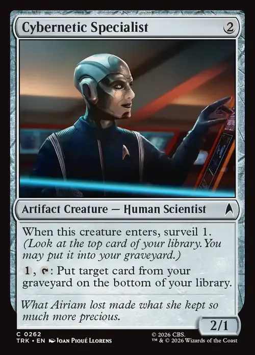 Cybernetic Specialist Card Front