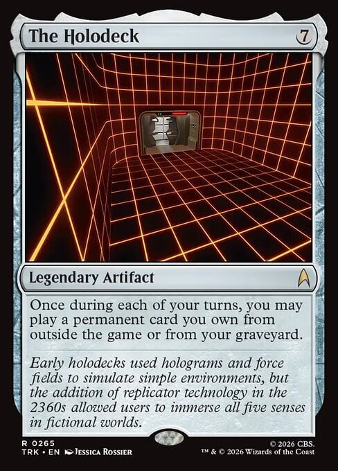 The Holodeck Card Front
