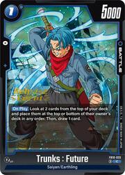 Trunks Future · Pre-Release Stamp FB10-033