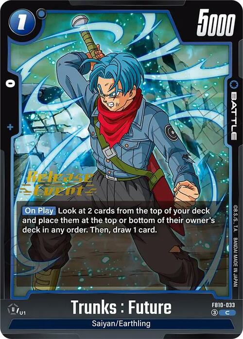 Trunks Future Card Front