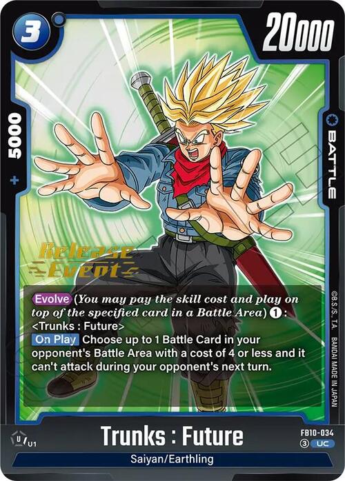 Trunks Future Card Front
