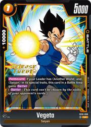 Vegeta · Pre-Release Stamp FB10-089
