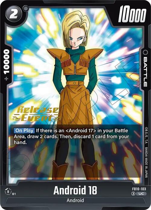 Android 18 Frente