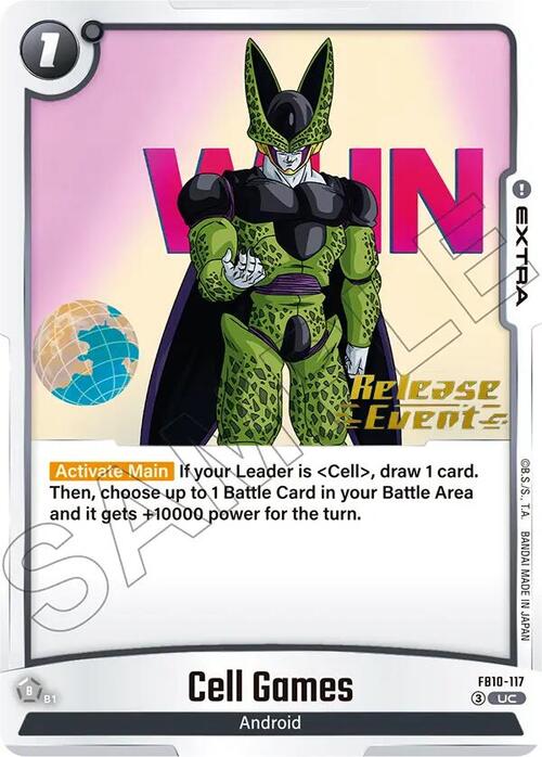 Cell Games Card Front