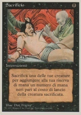 Sacrifice Card Front