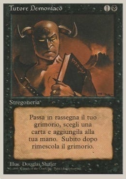 Demonic Tutor Card Front