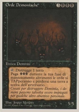 Orde Demoniache Card Front