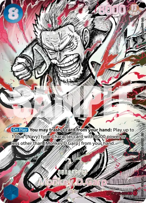 Monkey.D.Garp Card Front