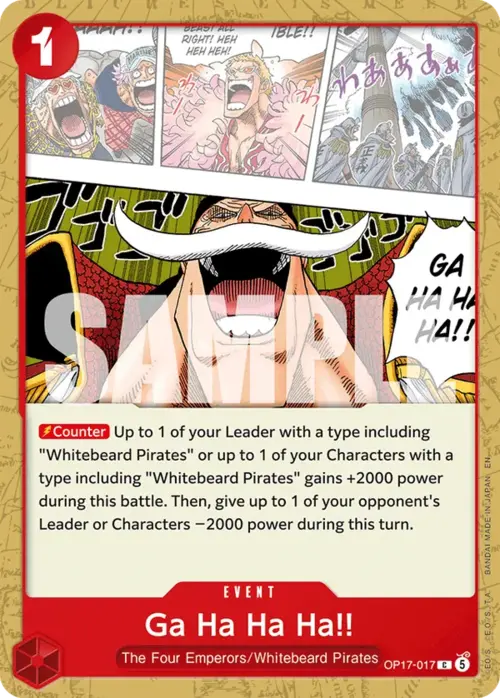 Ga Ha Ha Ha!! (OP17-017)
