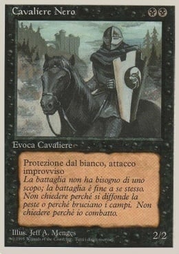 Cavaliere Nero Card Front