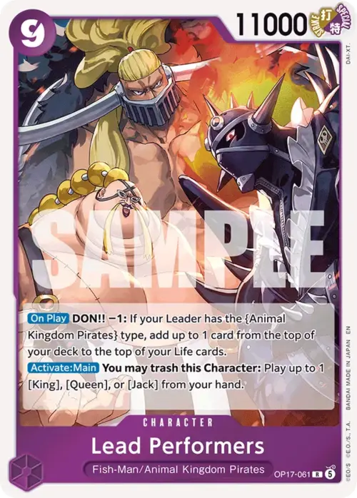 Lead Performers (OP17-061)