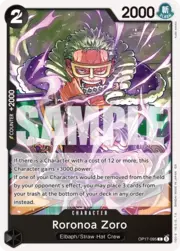 Roronoa Zoro OP17-095