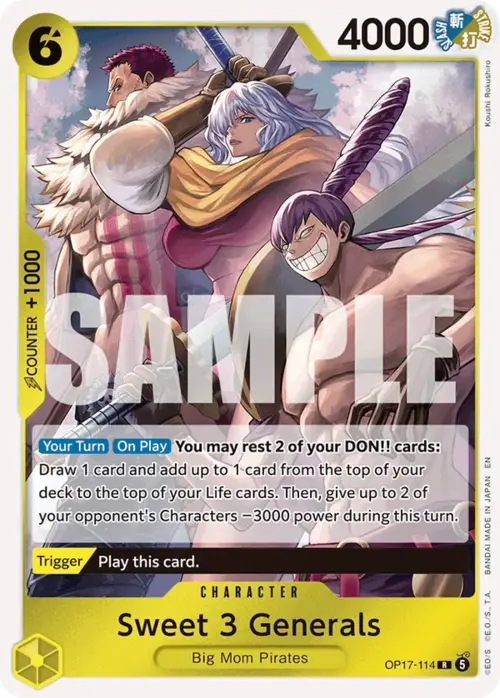 Sweet 3 Generals (OP17-114)