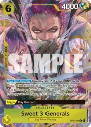 Sweet 3 Generals · Alternate Art OP17-114a