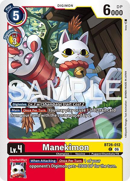 Manekimon Card Front