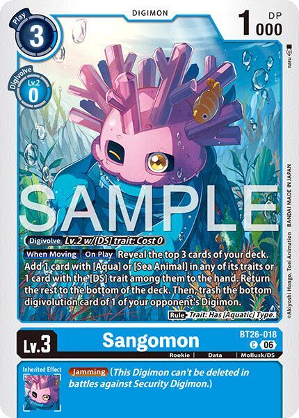 Sangomon Card Front
