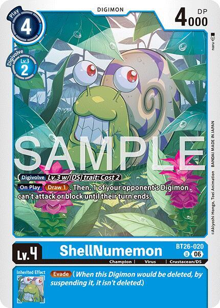 ShellNumemon Card Front