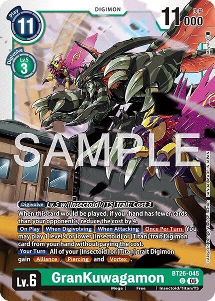 GranKuwagamon Card Front
