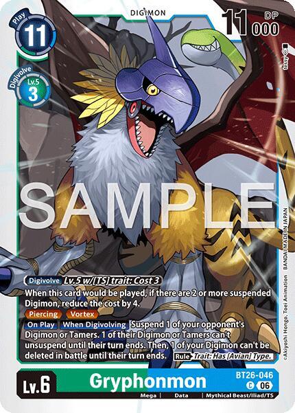 Gryphonmon Card Front
