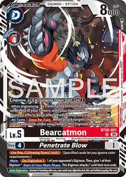 Bearcatmon / Penetrate Blow