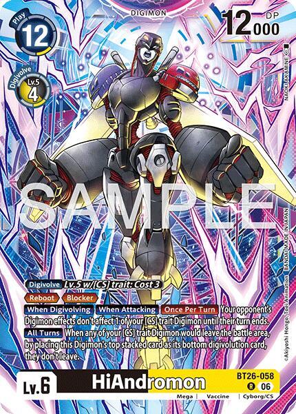 HiAndromon Card Front