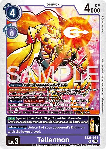 Tellermon Card Front