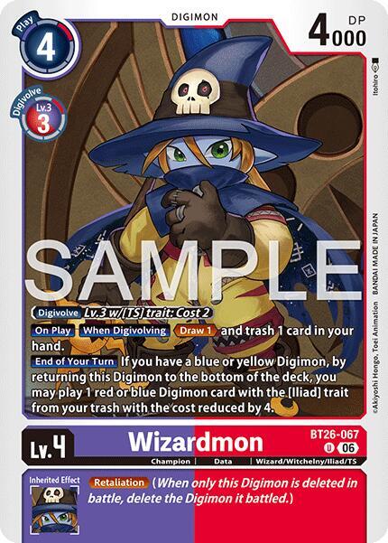 Wizardmon Card Front