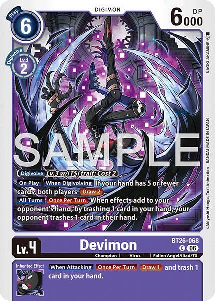 Devimon Card Front