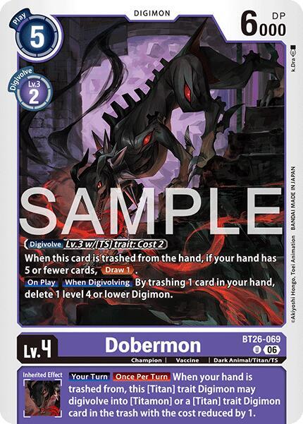 Dobermon Card Front
