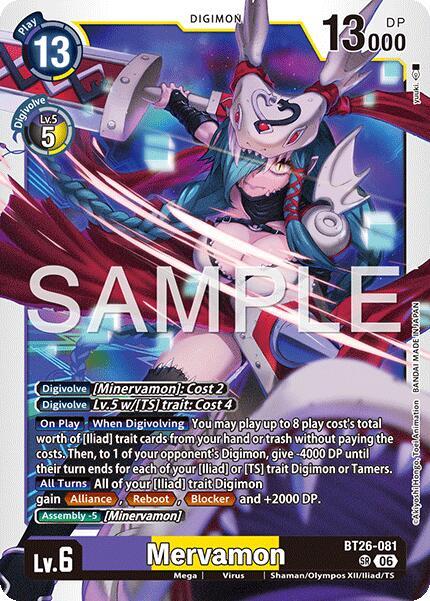 Mervamon Card Front