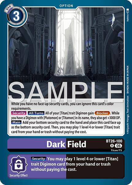 Dark Field Card Front
