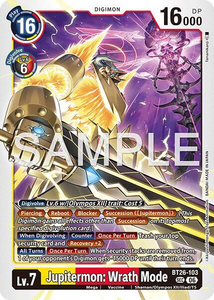 Jupitermon: Wrath Mode Card Front