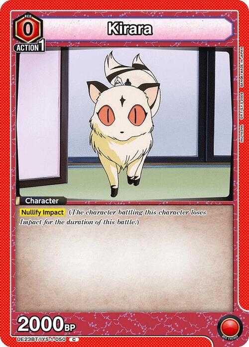 Kirara Card Front
