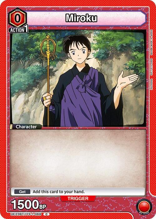 Miroku Card Front