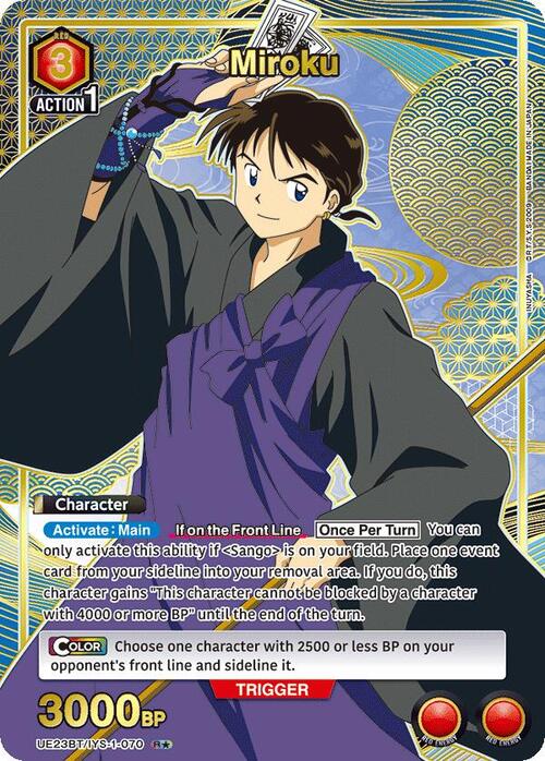 Miroku Card Front
