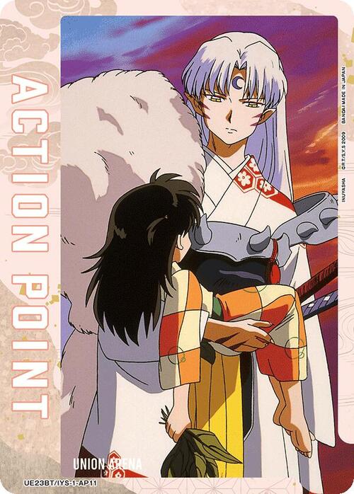 "Sesshomaru & Rin" Action Point Card Front