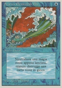 Blue Elemental Blast Card Front
