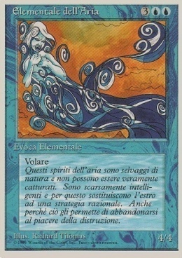 Air Elemental Card Front