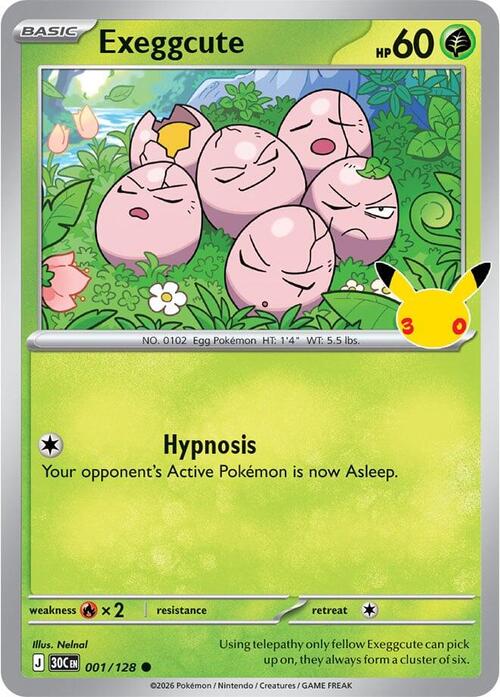 Exeggcute Card Front