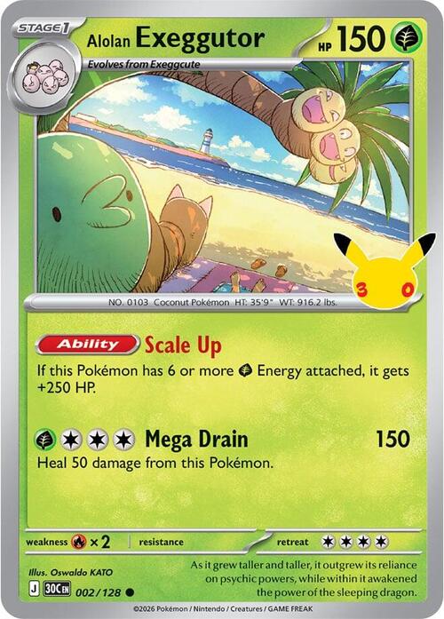 Alolan Exeggutor Card Front