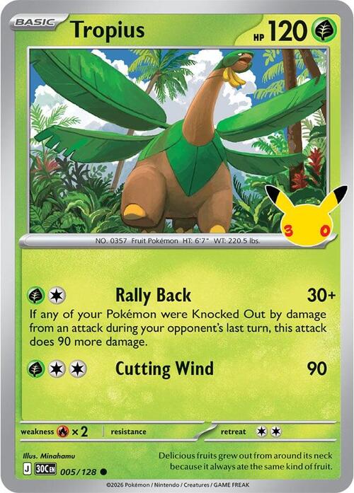 Tropius Card Front