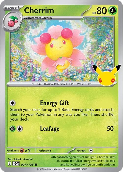 Cherrim Lv.26 Card Front