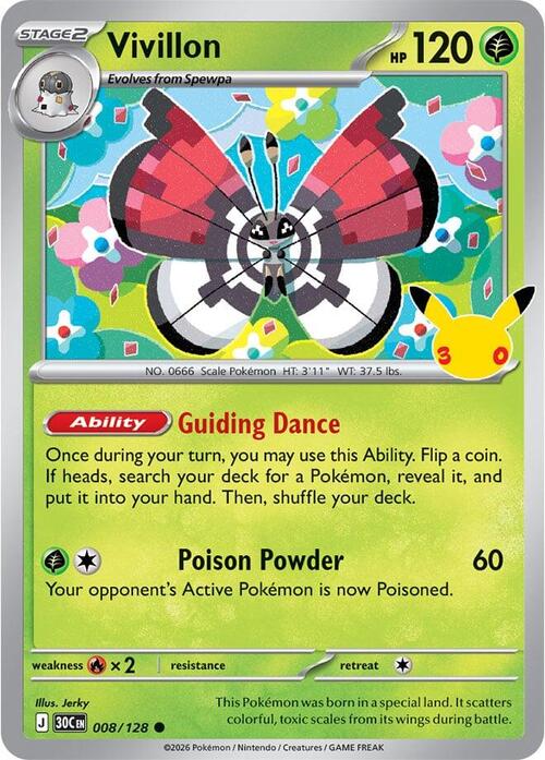 Vivillon Card Front