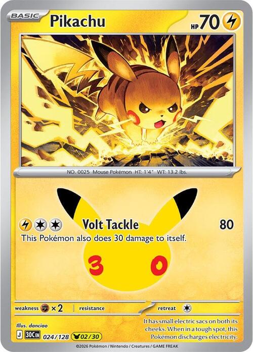 Pikachu Frente