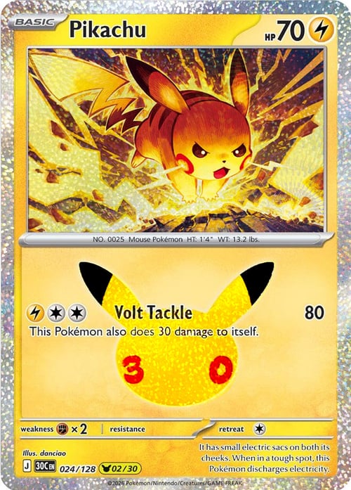 Pikachu Card Front