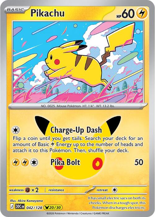 Pikachu Card Front