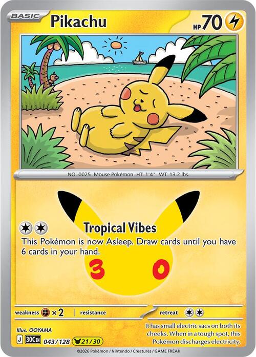 Pikachu Card Front