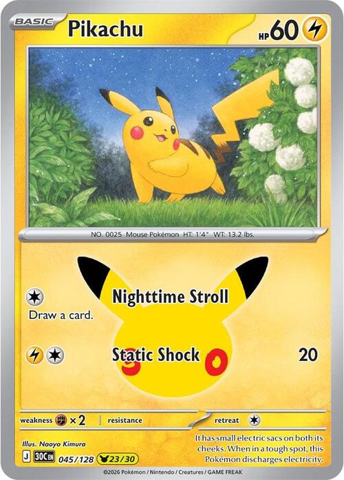 Pikachu Frente