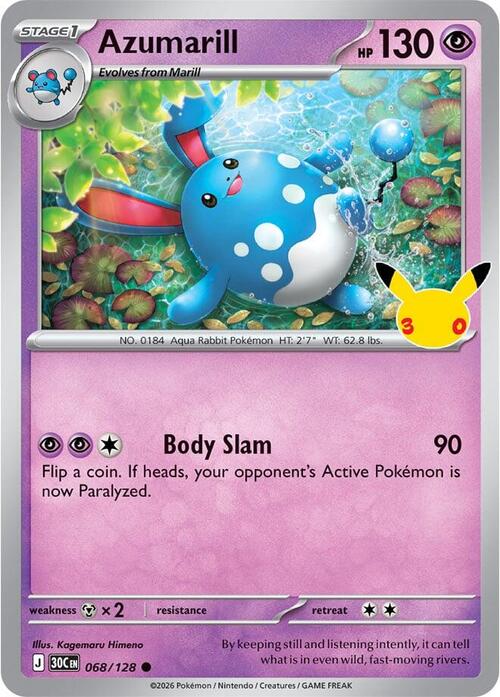 Azumarill Card Front