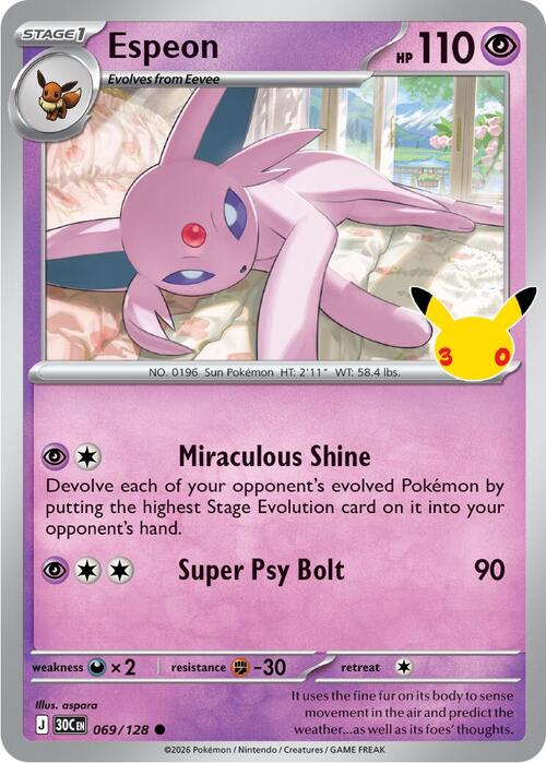 Espeon Card Front
